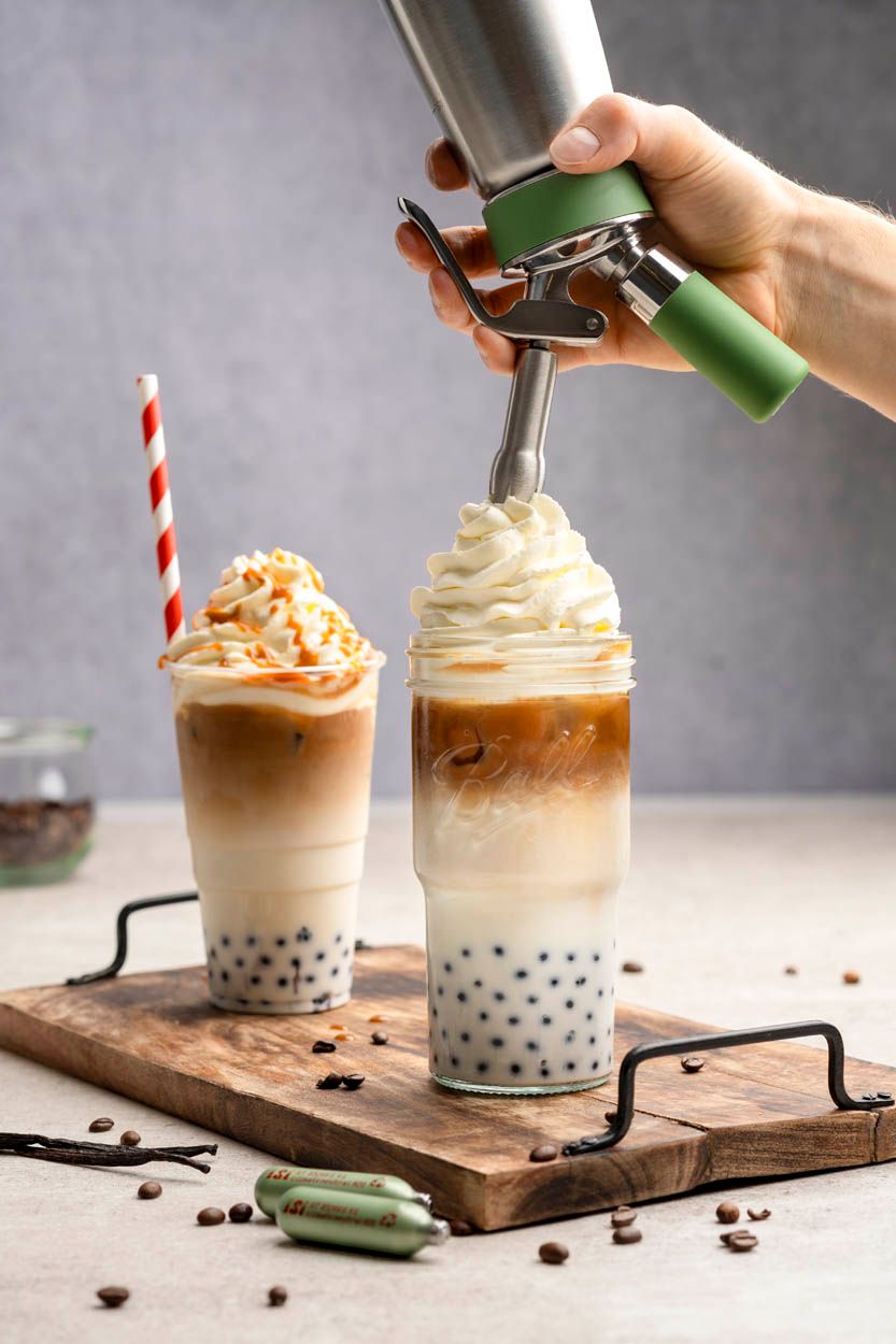 231213 Iced Bubble Coffee Green Whip 130